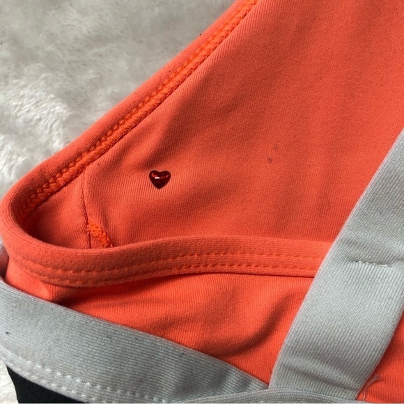 𝅺LORNA Jane Orange/Black/White Sports Bra Size Medium - Picture 4 of 5